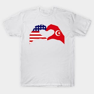 We Heart USA & Islam Patriot Flag Series T-Shirt